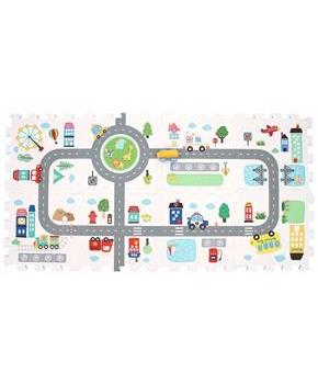 Sunta Play Mat DIY Around The Town and Car | 9 Piece Set