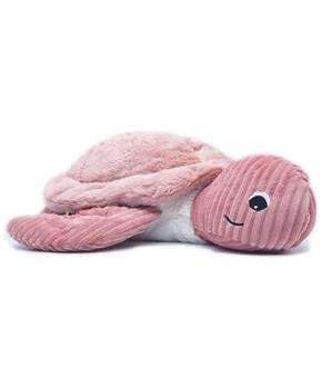 Les Deglingos Large Plush Animal | Pink Turtle
