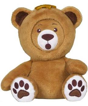 WhatsItsFace 12 Inch Teddy Bear Plush with 3 Different Faces