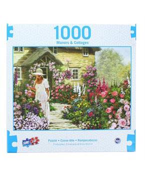Manors & Cottages 1000 Piece Jigsaw Puzzle | Secret Garden