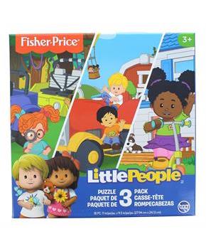 Fisher-Price Little People 18 Piece Jigsaw Puzzle 3 Pack