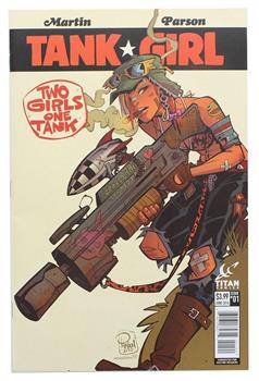 Tank Girl "Two Girls One Tank" #1 (Comic Block Exclusive Cover)