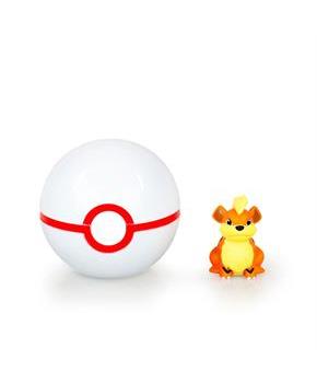 PokÃ©mon Clip 'N' Carry PokÃ© Ball & Growlithe Set | Includes Ball & 2" Growlithe Figure
