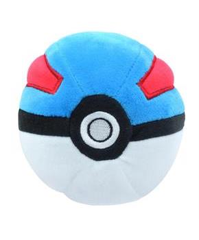 Pokemon 5 Inch Plush Poke Ball | Great Ball