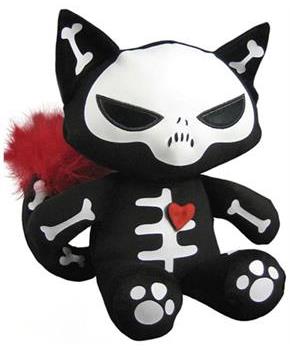 Emily the Strange 8 Inch Skele-Posse Plush | Sabbath