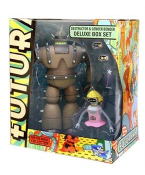 Futurama Destructor & Gender Bender Exclusive Deluxe Box Gift Set
