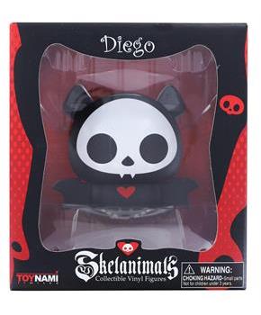 Skelanimals 4.5 Inch Collectible Vinyl Figure | Diego the Bat