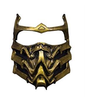 Mortal Kombat Scorpion Plastic Adult Costume Mask