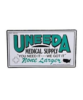 The Return of the Living Dead Uneeda Medical Supply Replica Metal Sign