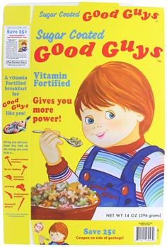 Child's Play 2 Good Guys Cereal Box | Chucky Doll Accessory