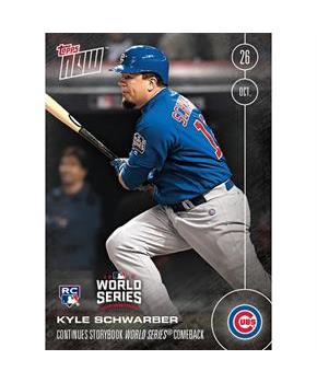 Chicago Cubs Kyle Schwarber (RC) #631-A Topps NOW Storybook Comeback Journey