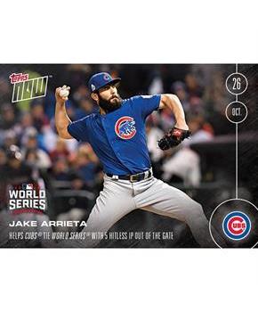 Chicago Cubs Jake Arrieta #632 Topps NOW 5 Hitless IP Out Of The Gate