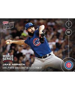 MLB Chicago Cubs Jake Arrieta #654 2016 Topps NOW Trading Card