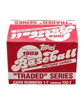 MLB 1989 Topps Baseball Traded Series - Set of 132 Cards