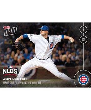 MLB Chicago Cubs Jon Lester #554 2016 Topps NOW Trading Card