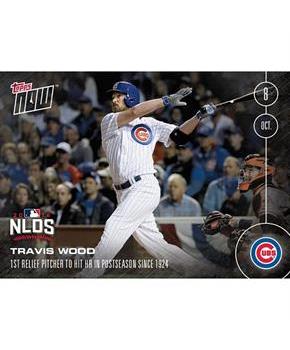 MLB Chicago Cubs Travis Wood #556 2016 Topps NOW Trading Card