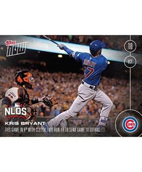 MLB Chicago Cubs Kris Bryant #566 Topps NOW Trading Card