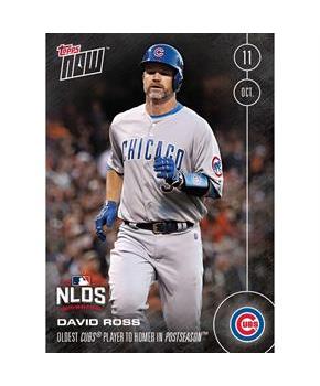 MLB Chicago Cubs David Ross #573 Topps NOW Trading Card