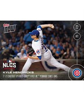 MLB Chicago Cubs Kyle Hendricks #614 2016 Topps NOW Trading Card