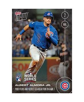 Chicago Cubs Albert Almora Jr. (Rc) #661 Topps Now Ahead Run In 10th Inning