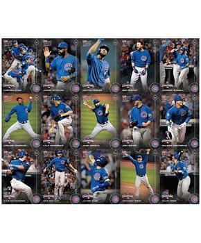 MLB Chicago Cubs 2016 World Series Championship Topps Trading Card Set