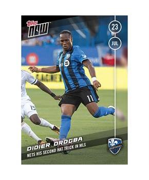 MLS Montreal Impact Didier Drogba #8 Topps NOW Trading Card