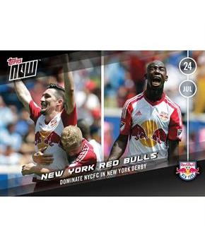 MLS NY Red Bulls #9 Topps NOW Trading Card