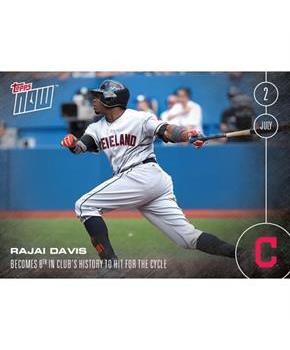 MLB Cleveland Indians Rajai Davis #202 2016 Topps NOW Trading Card