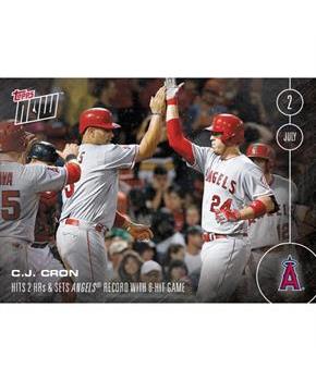 MLB LA Angels C.J. Cron #204 2016 Topps NOW Trading Card