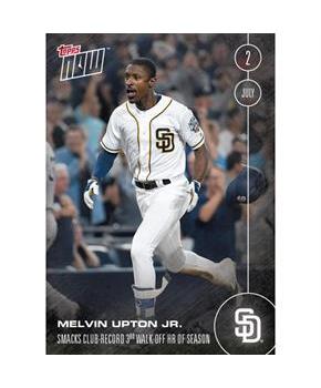 MLB San Diego Padres Melvin Upton Jr. #205 2016 Topps NOW Trading Card