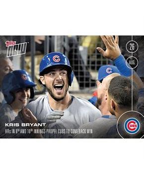 MLB Chicago Cubs Kris Bryant #398 Topps NOW Trading Card