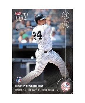 MLB NY Yankees Gary Sanchez #400 Topps NOW Trading Card