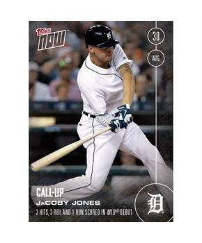MLB Detroit Tigers Jacoby Jones (Call-Up) #411 Topps NOW Trading Card