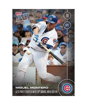 MLB Chicago Cubs Miguel Montero #561 Topps NOW Trading Card