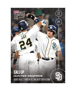 MLB San Diego Padres Hunter Renfroe (Call-Up) #512 Topps NOW Trading Card