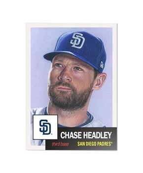 San Diego Padres #24 Chase Headley MLB Topps Living Set Card
