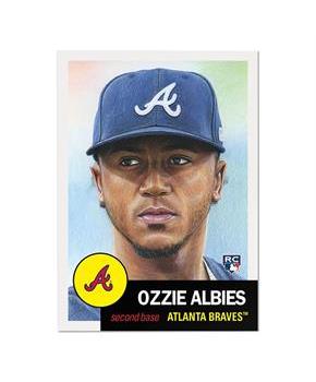 Atlanta Braves #32 Ozzie Albies MLB Topps Living Set Card