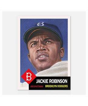 MLB Topps Living Set Card #42 | Jackie Robinson