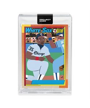 MLB Topps PROJECT 2020 Card 141 | 1990 Frank Thomas by Keith Shore