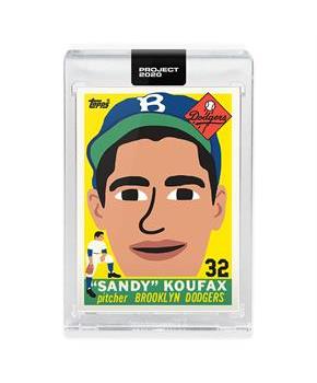 MLB Topps PROJECT 2020 Card 162 | 1955 Sandy Koufax by Keith Shore