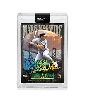 MLB Topps PROJECT 2020 Card 191 | 1987 Mark McGwire by Ben Baller