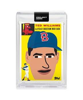 Topps PROJECT 2020 Card 221 - 1954 Ted Williams by Keith Shore