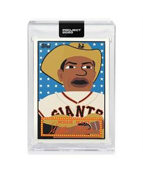 Topps PROJECT 2020 Card 244 - 1952 Willie Mays by Keith Shore