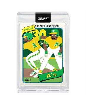 Topps PROJECT 2020 Card 326 - 1980 Rickey Henderson by Keith Shore