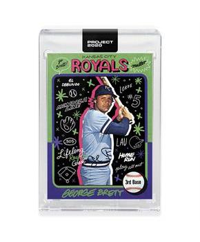 Topps PROJECT 2020 Card 353 - 1975 George Brett by Sophia Chang