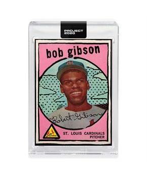 Topps PROJECT 2020 Card 361 - 1959 Bob Gibson by Joshua Vides
