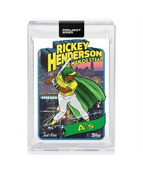 Topps PROJECT 2020 Card 398 - 1980 Rickey Henderson by Don C