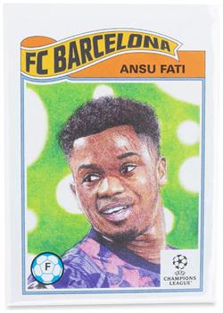 UCL TOPPS Living Set Card #404 | Ansu Fati
