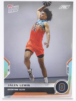 Overtime Elite 2021 TOPPS NOW Debut Card D-1 | Jalen Lewis