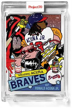 MLB Topps Project70 Card 732 | Ronald Acuna Jr. by Ermsy
